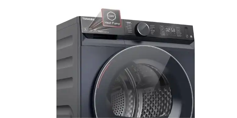 Toshiba Clothes Dryer, 10 kg, Inverter, LED Display, Dark Gray - TD-BK112GHEG (MK) (Miraco Warranty)