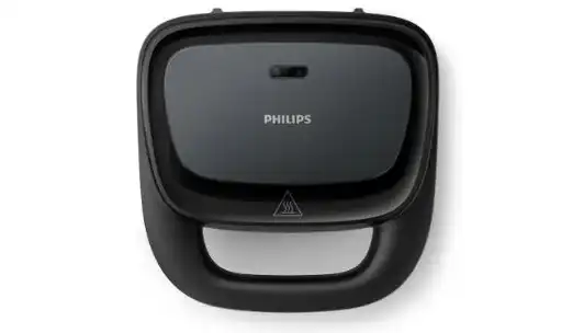 Philips 3000 Series Sandwich Maker, 750 Watt, Black - HD2330/90
