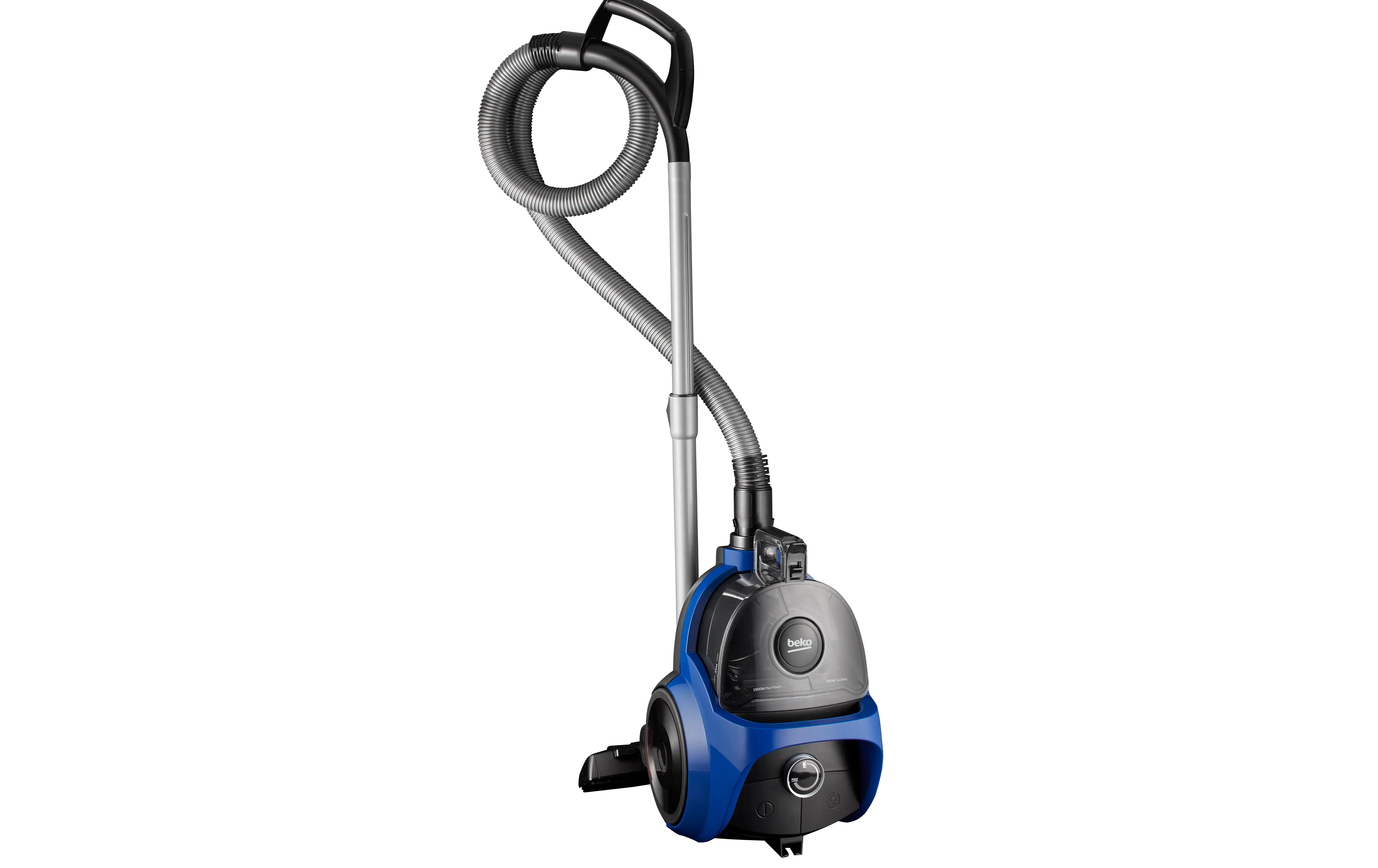 Beko Bagless Canister Vacuum Cleaner, 1400 Watt, Black / Blue - VCO 64320 WD
