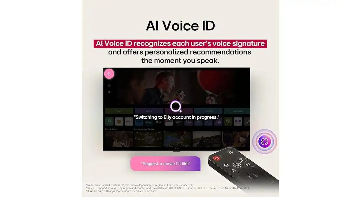 تلفزيون سمارت ال جى NanoCell 4K سمارت، 50 بوصة، مع ريموت ماجيك - 50NANO80A6A