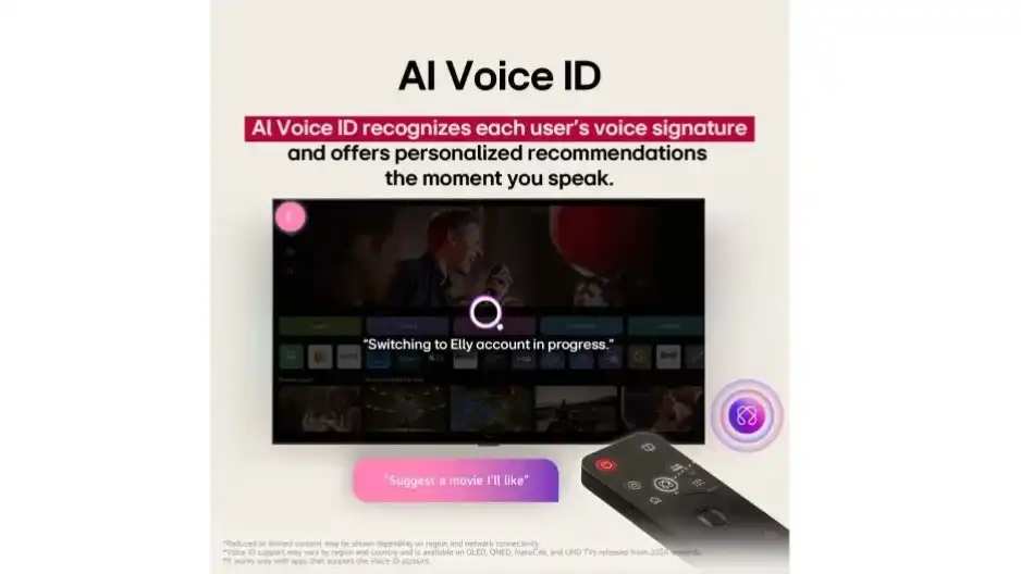 شاشة تلفزيون سمارت ال جى EVO AI G5 مقاس 77 بوصه OLED، بدقة 4K UHD، بريسيفر داخلي - OLED77G56LA