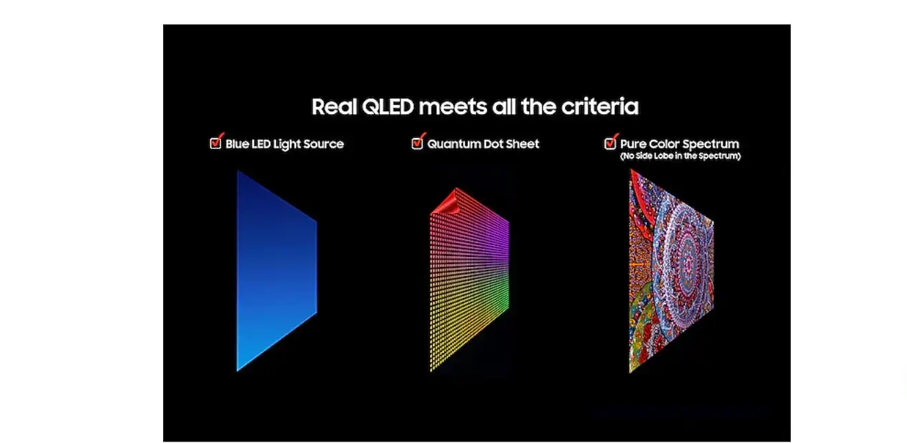 تلفزيون سامسونج QLED سمارت 50 بوصة، 4K، أسود - 50Q8F