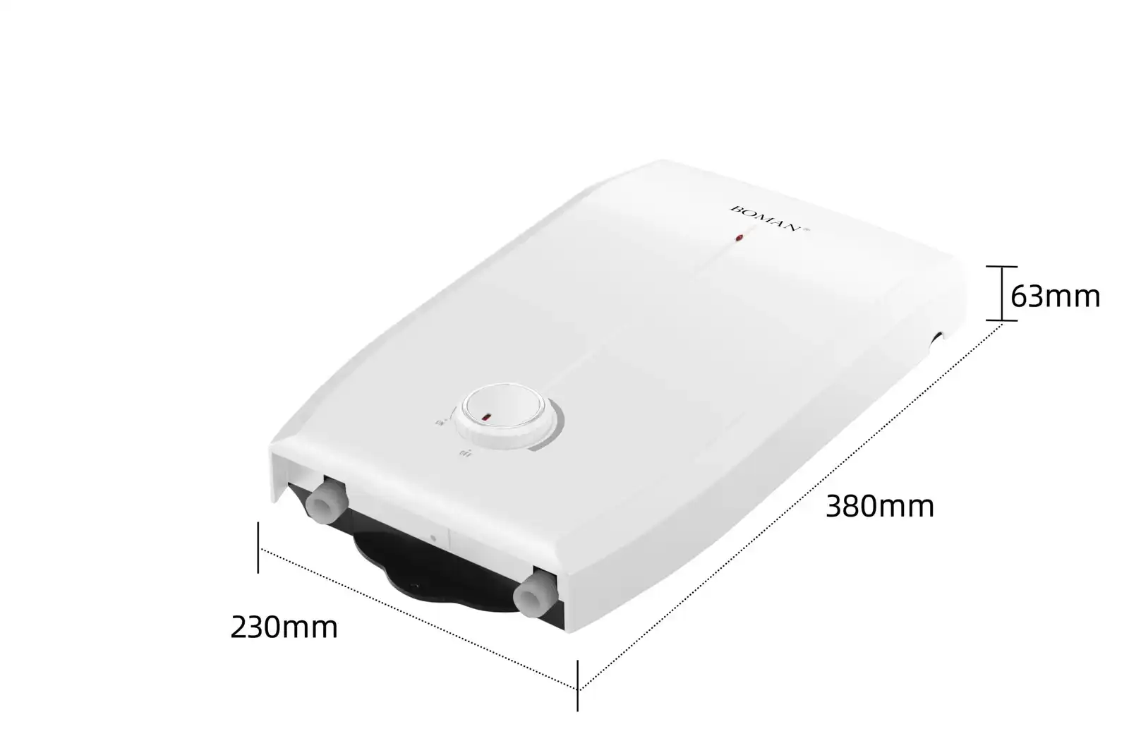 boman Instant Electric Water Heater, 11kW, white - GL7 W