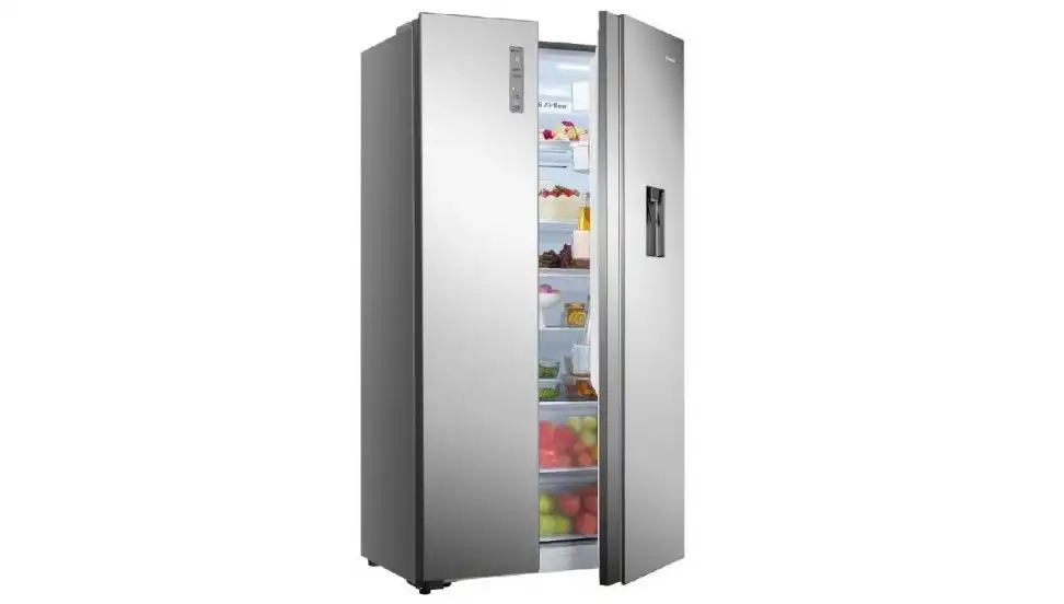 Hisense Digital, Side By Side Refrigerator, No Frost, With Inverter Technology, 519 Liters, Inox - RS3N518NMIA1