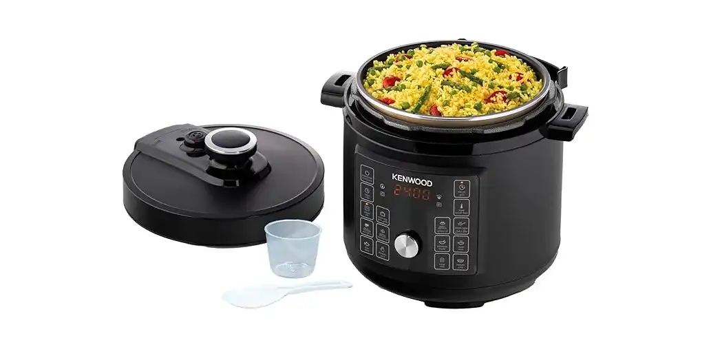 Kenwood 16-in-1 Electric Pressure Cooker, 8 Liters, 1300 Watts, Black - PCM95.000BK (International Warranty)