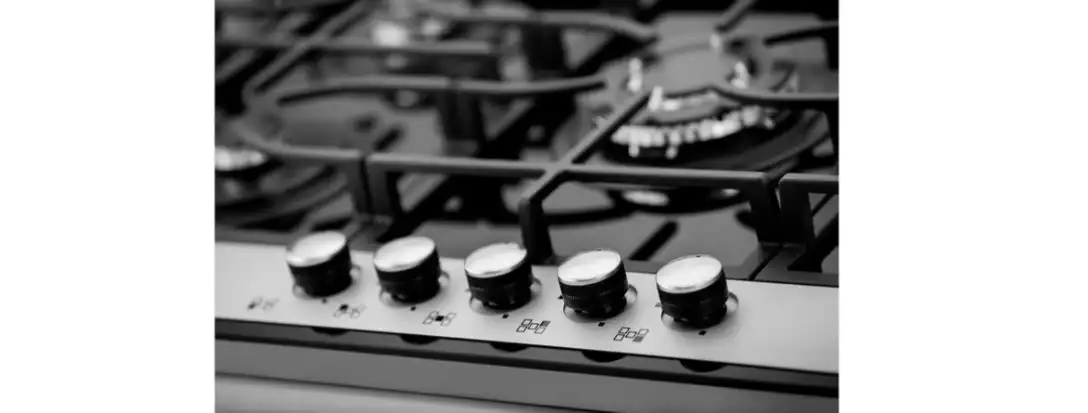 Hans Built-in Hob, 5 Burners, 90 cm, Black / Silver - HANS 9210-19 Black/Silver