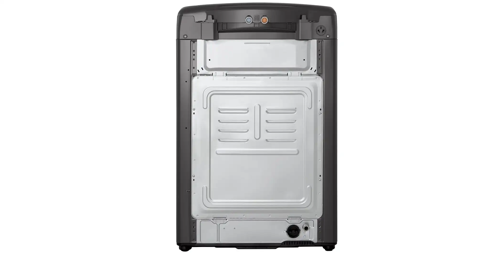 LG WASHING MACHINE TOPLOAD, 18.5 KG, SMART INVERTER MOTOR MIDDLE, DARK SILVER - T185V1NDHT2