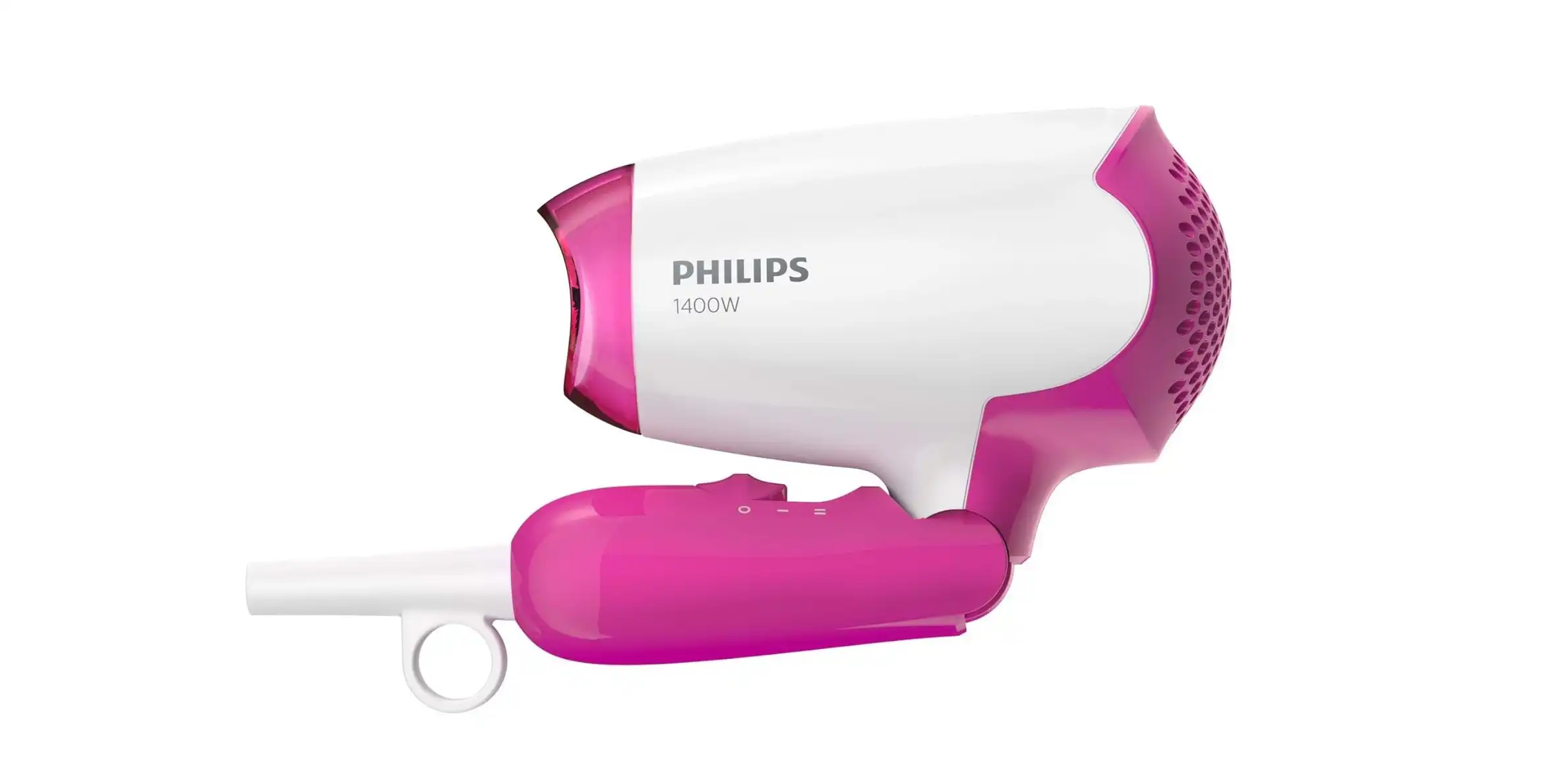 PHILIPS Hairdryer Dry Care Essential, 1400W, White / Pink - BHD003/03