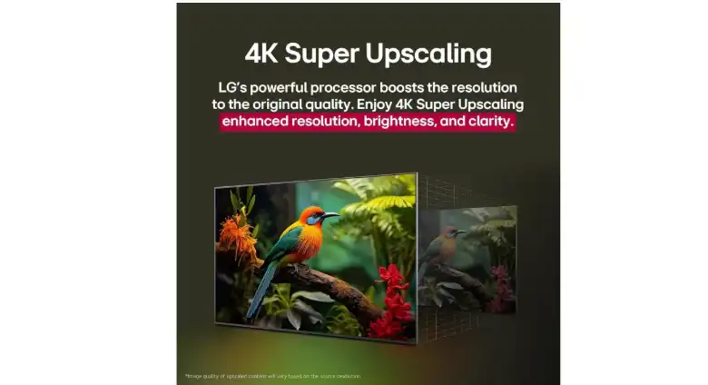 تلفزيون سمارت ال جي ، مقاس 86 بوصة ، QNED ، دقة 4K UHD ، ببريسفر داخلي - 86QNED70A6A