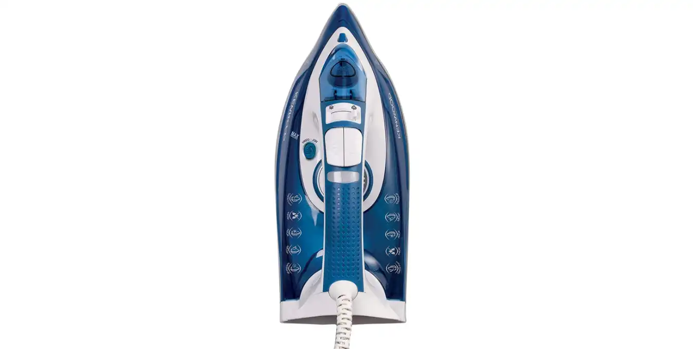 Kenwood Steam Iron, 2600 Watts, 350 ML Large Capacity, Ceramic Sole Plate, Steam Power 45/140G, Anti Drip - White / Blue - STP75.000WB