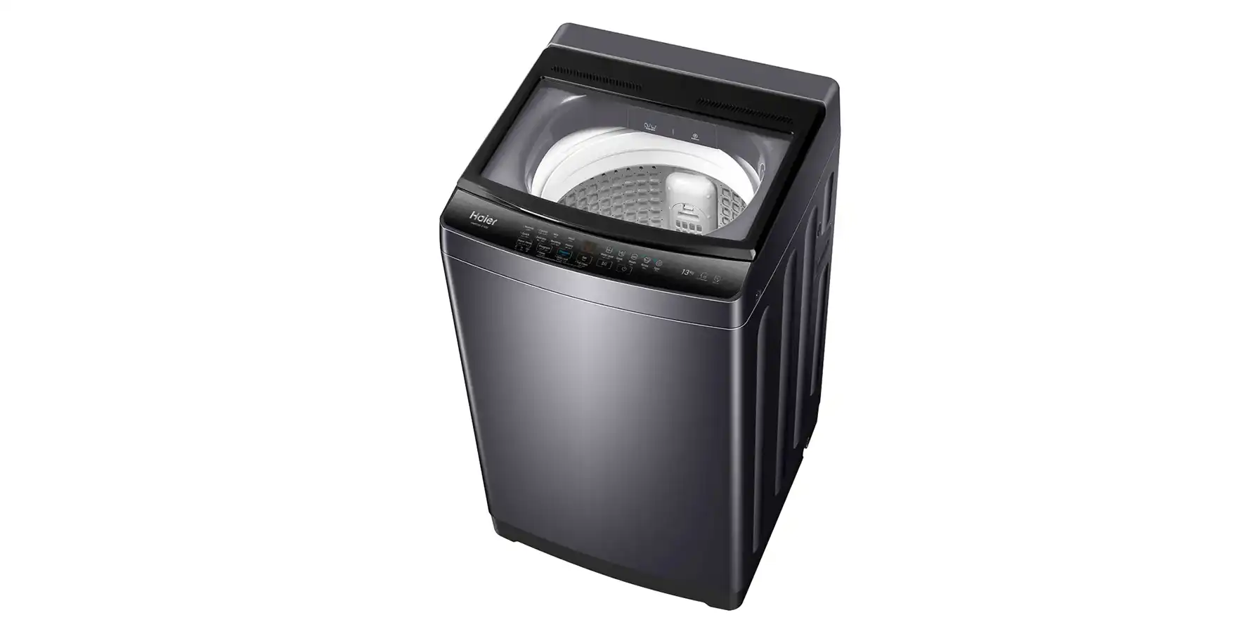 Haier Automatic Washing Machine, 13 kg, Digital, Top Load, Grey - HWM130-316S8