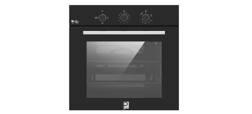 Bundel of Purity Built-In Gas Hob, 5 Burners, Heavy Duty Grids, 90 Cm, Black - HPT939G + Pyramid Built-in Hood, 3 speeds, 90 cm, Balck - PANSY BL - 90 + Built-In Oven with Grill, 60 cm, Gas,