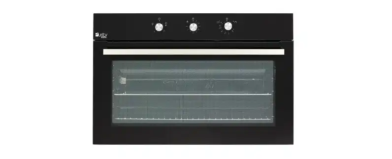 Bundel of Purity Built-In Gas Hob, 5 Burners, Heavy Duty Grids, 90 Cm, Black - HPT912G + Built-In Oven with Grill, Gas, 90 cm, Black - OPT903GG + Classico Hood, 3 speed, 90 cm, Black - PTSLIM
