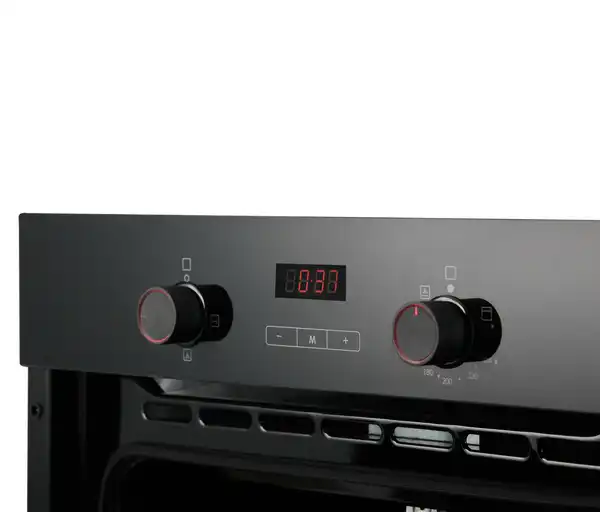 HANS Built-in Gas Oven with Grill and Cooling Fan, 60 cm, Black - HANS OGO204.20