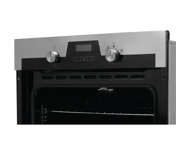 Hans Built-In Gas Oven Gas with Grill and Cooling Fan, 67 Liter, 60 cm, Stainless Steel / Black - HANS OGO202 U.S