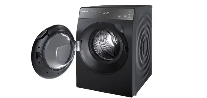 غسالة ملابس شارب K-PRO فول أوتوماتيك، 11 كجم + مجفف 7 كيلو، انفرتر، رمادي غامق - ES-DP114KLE-G