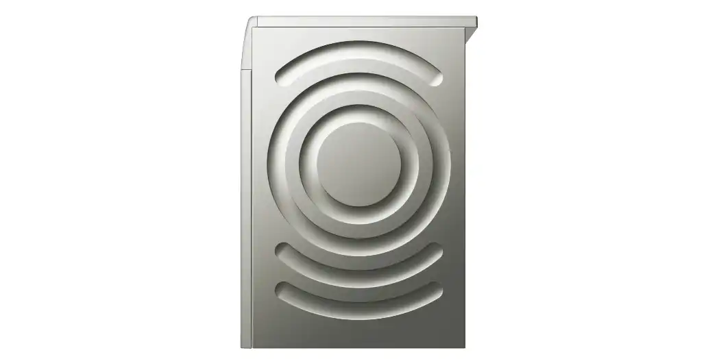 bocsh  Series 6 Washing Machine, Front Loader, 10 kg, 1400 rpm, Silver, Inox - WGK254ZXEG