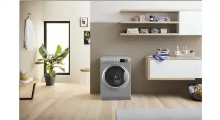 غسالة فول اتوماتيك اريستون ، سعة 8 كجم ، فضي - NM11 823 SS EG