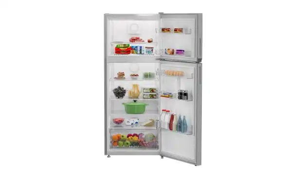 Indesit NoFrost Top Freezer Refrigerator , 420 Liter , Silver - TINF70420SEG