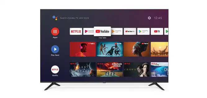 تلفزيون سينكس سمارت بنظام أندرويد QLED 4K FHD مقاس 65 بوصة، برسيفر داخلي، أسود - 65Q51