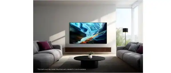 تلفزيون سامسونج سمارت، 55 بوصة ، OLED ، دقة 4K UHD ، بريسيفر داخلي - 55S90H