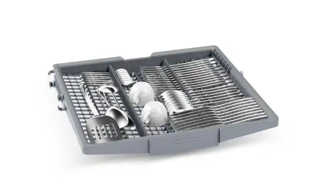 Bosch Series 6 Digital Dishwasher, 14 Place Settings, 6 Programs, Inox - SMP6EMC00V