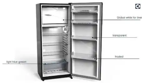 Zanussi Defrost Refrigerator, 320 Liter, Black - ZRA32103BA