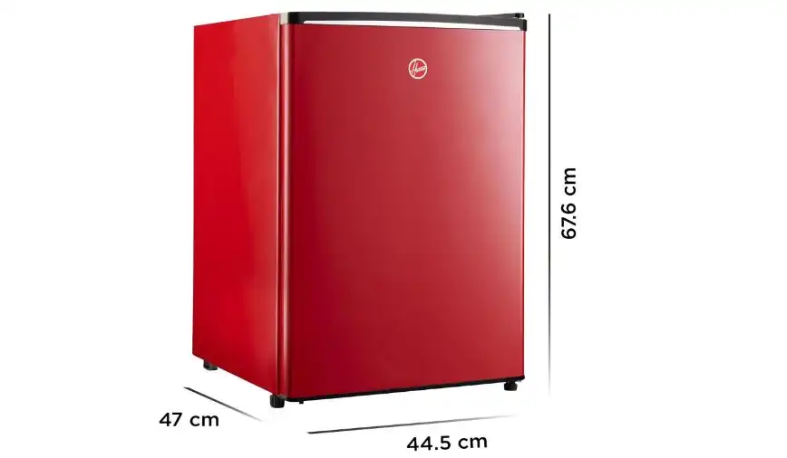 Hoover Single Door Refrigerator, 92 Liters, Freezer Compartment, Red - HSD-K92-R 92L international warranty