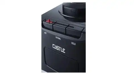 مبرد مياه بارد، ساخن وفاتر كاسيل مع كابينة، 3 حنفية، اسود - WD3050 - B