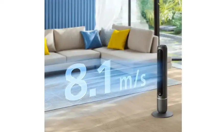 Philips Tower Fan, 5000  with Remote and Sleep Mode, Black - CX5550/11