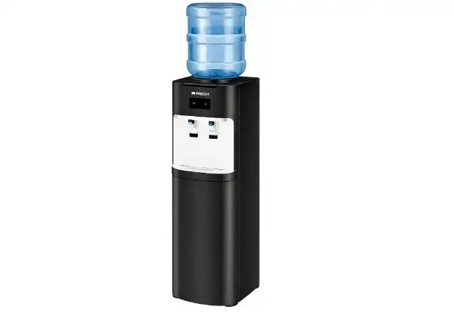 Fresh Water Dispenser, 2 Taps, Black / White - FW-17VFBW2