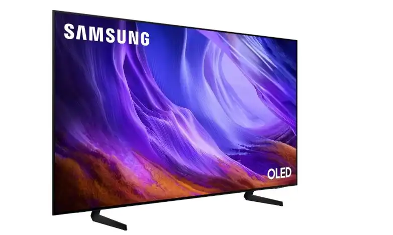 تلفزيون سمارت سامسونج S85H مقاس 77 بوصه OLED، بدقة 4K UHD، بريسيفر داخلي - QA77S85H