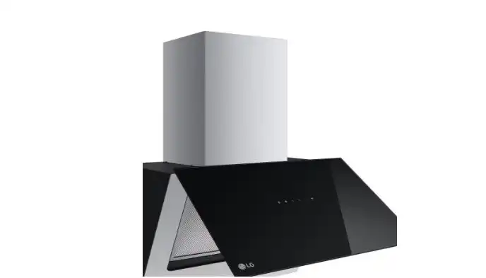 LG Built-in Cooker Hood, 630 m³/h, Touch Control, 60 cm, Stainless Steel / Black Glass - HCEZ2428B