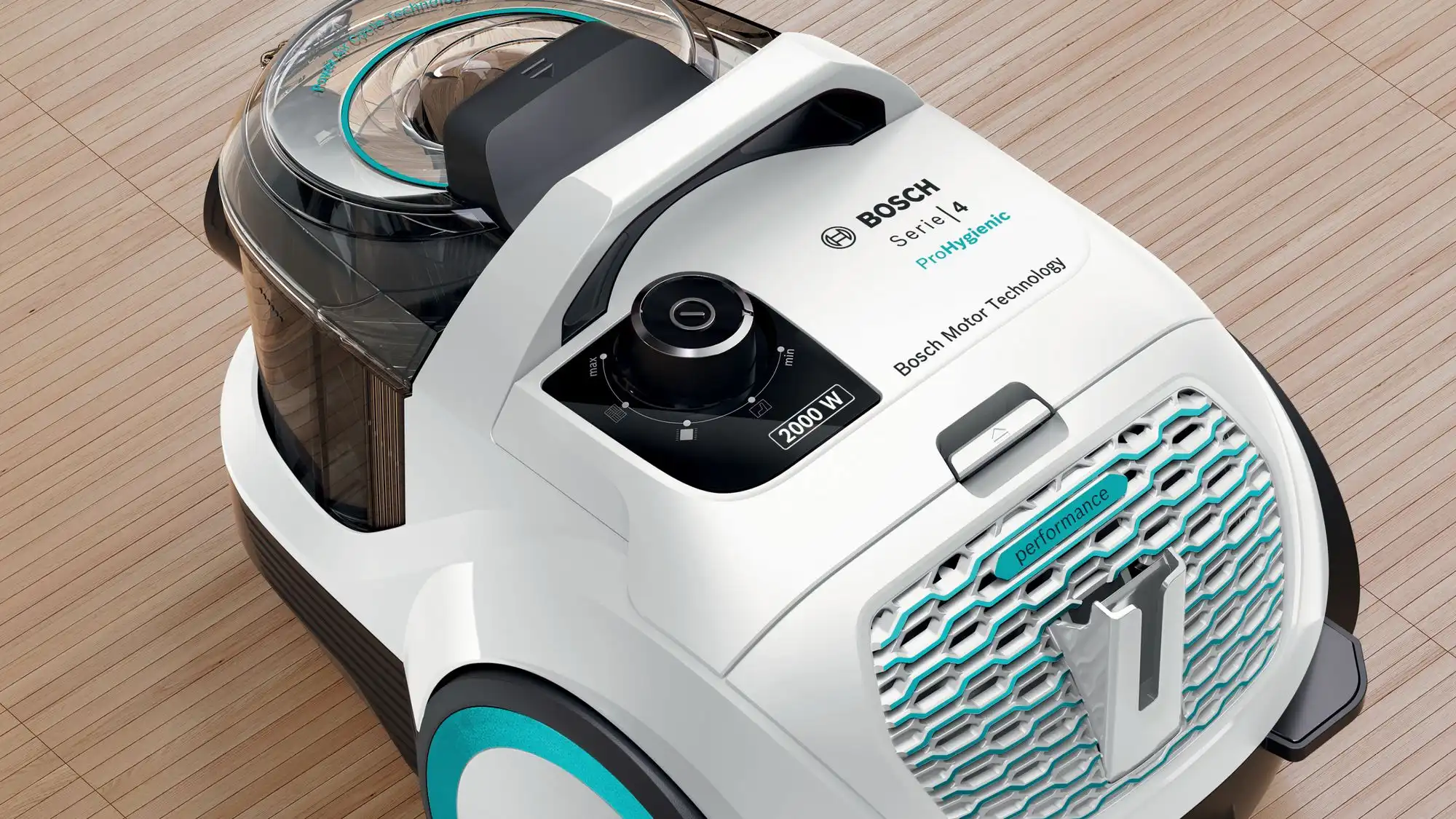 Bosch Serie 4 Vacuum Cleaner Pro Hygienic, 2000 Wattو White - BGS21WHYG