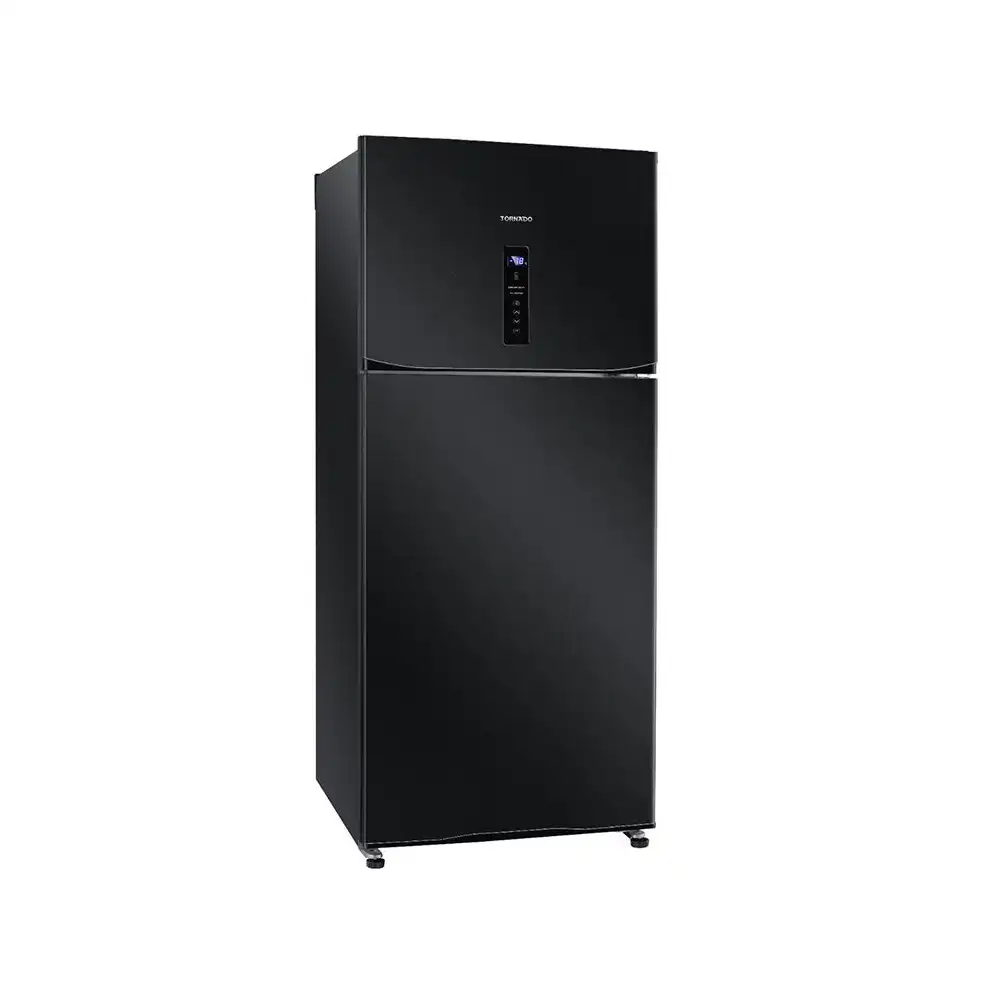 TORNADO Refrigerator Digital, No Frost 386 Liter, Black - RF-480AT-BK