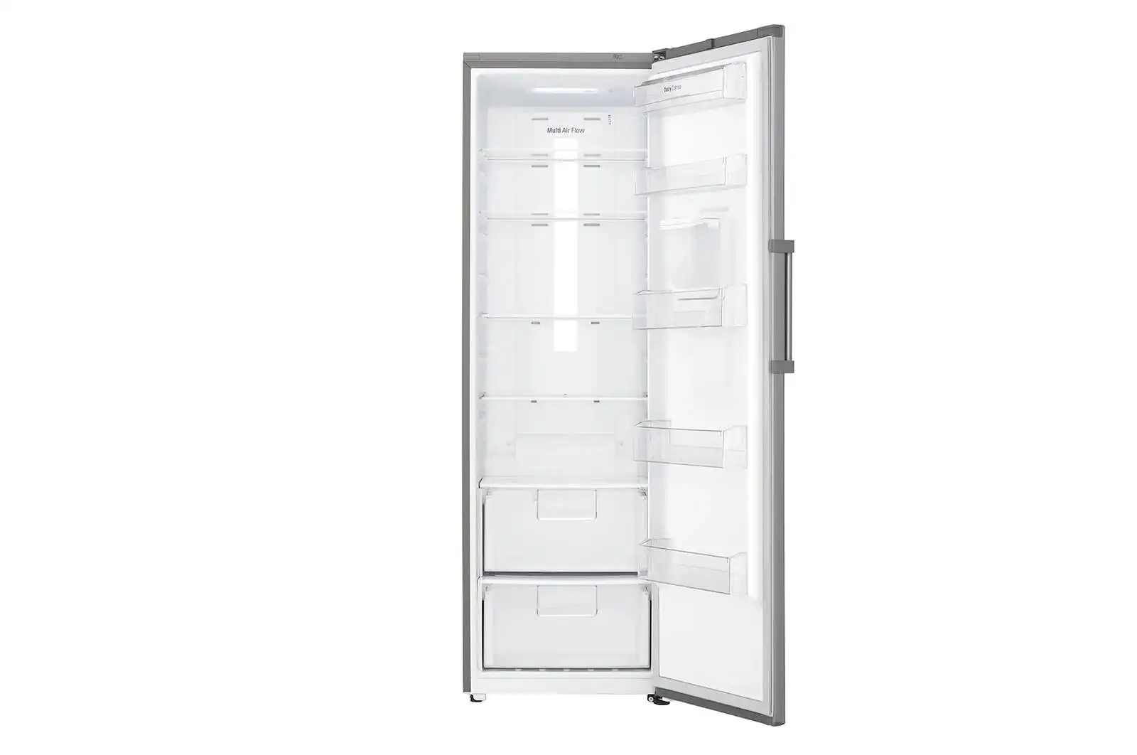 LG Refrigerator Stainless Steel Digital With Dispenser 384 Liter LINEAR INVERTER COMPRESSOR Twins, Silver - GC-F411ELDM