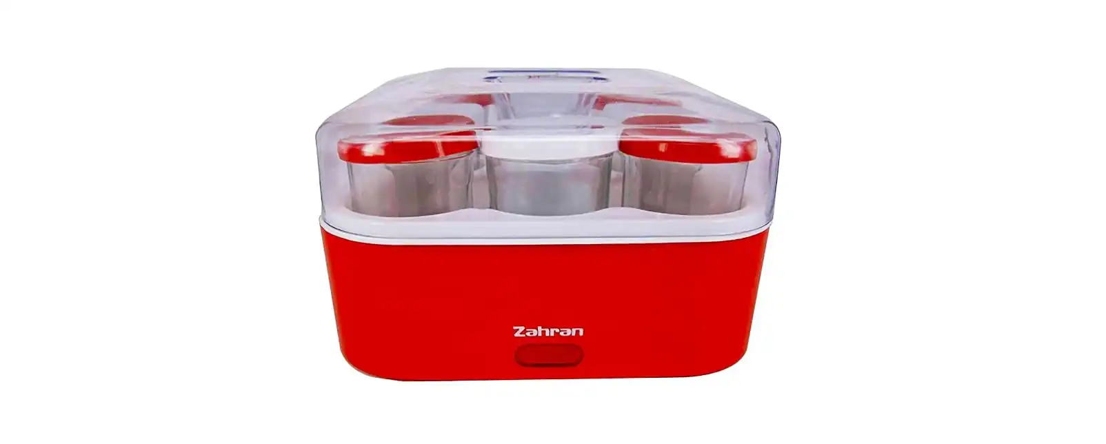 Zahran Yogurt Maker, 8 Jars, 25 Watt, Red / White - YG6003EG