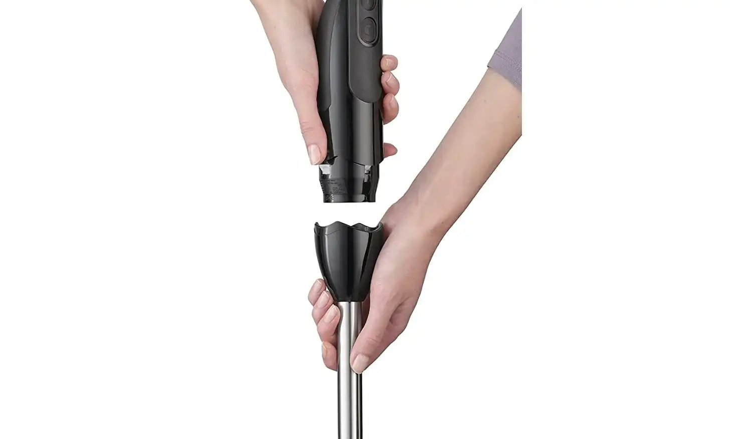Braun MultiQuick 3 Hand Blender Sauce, With 11 Speeds, 500 ml Chopper, Whisk accessory,, 900 W, Black - MQ 3135 (International Warranty)