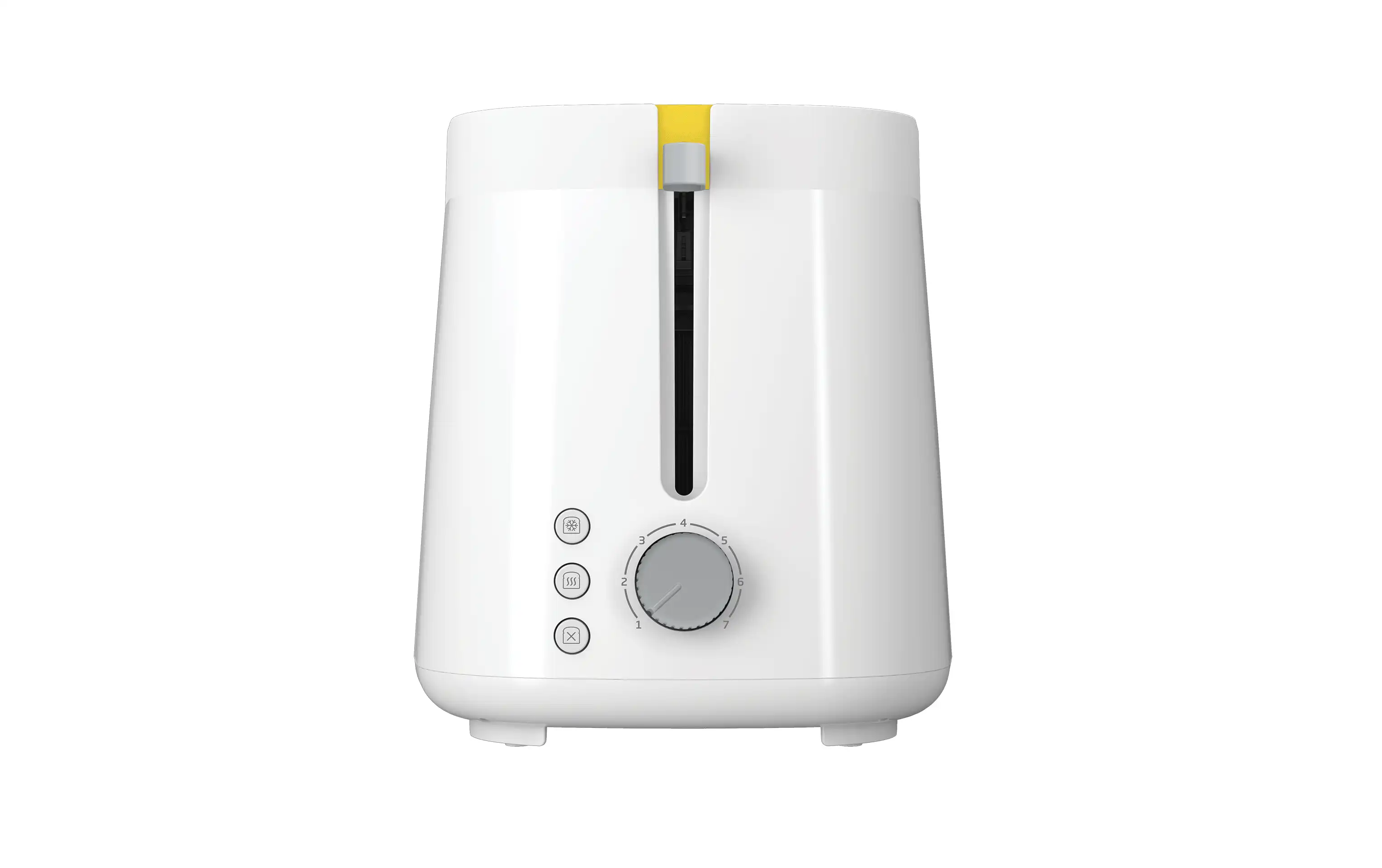 beko Toaster, 2 Slices, 800-Watt, White - TAM 4220 W