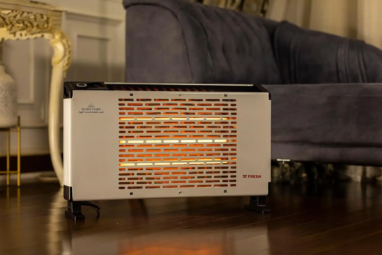 Fresh Quartz Heater, 2100 Watt, Silver - PSM-210