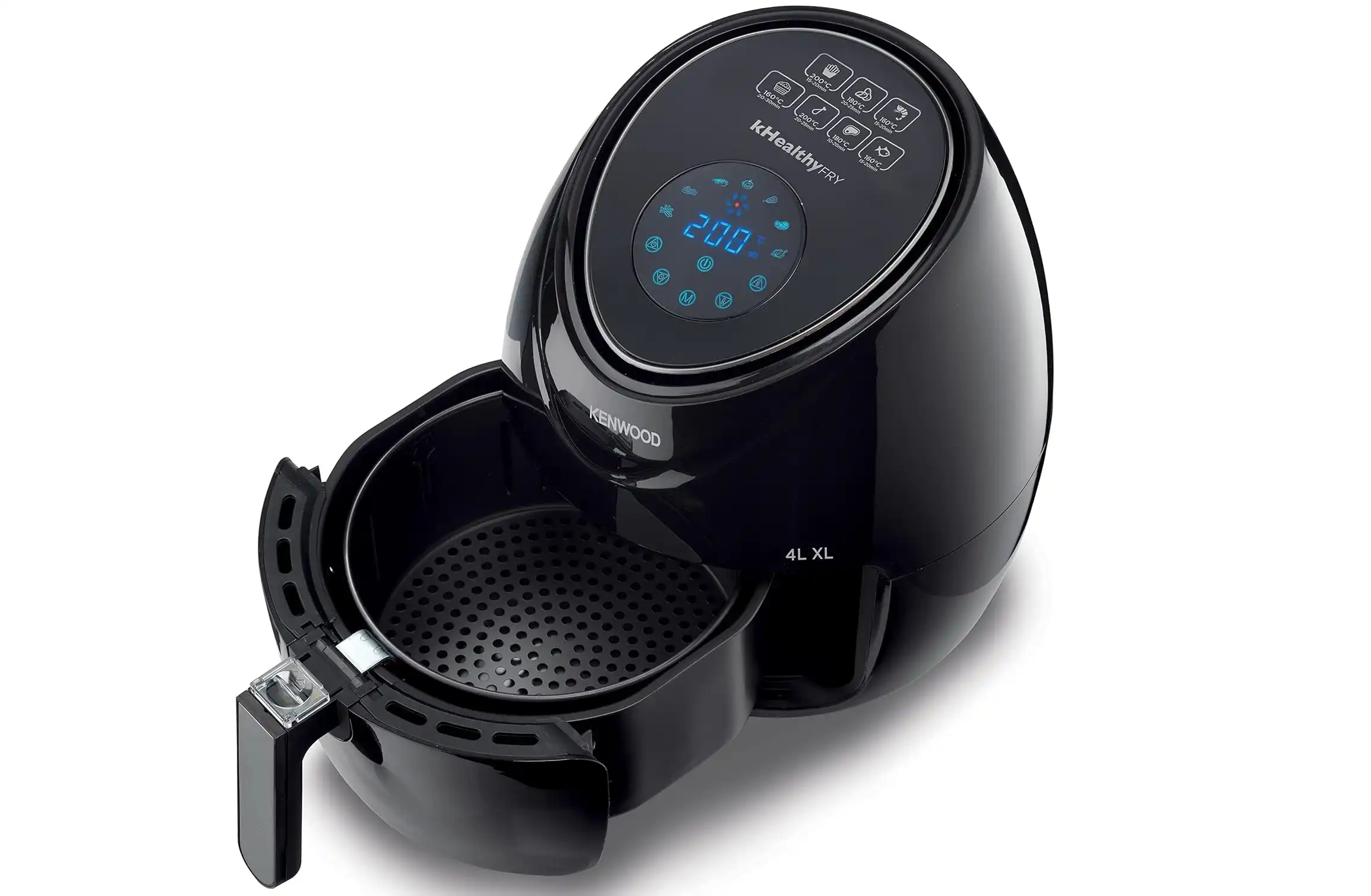 Kenwood Air Fryer, 1500 Watt, 4 Liters, Black - HFP31 - international warranty