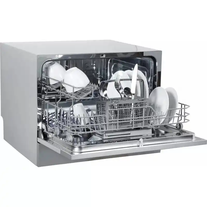 Kelvinator Freestanding Digital Dishwasher, 6 Place Settings, 60 cm, Silver- KDW6-3602E Silver