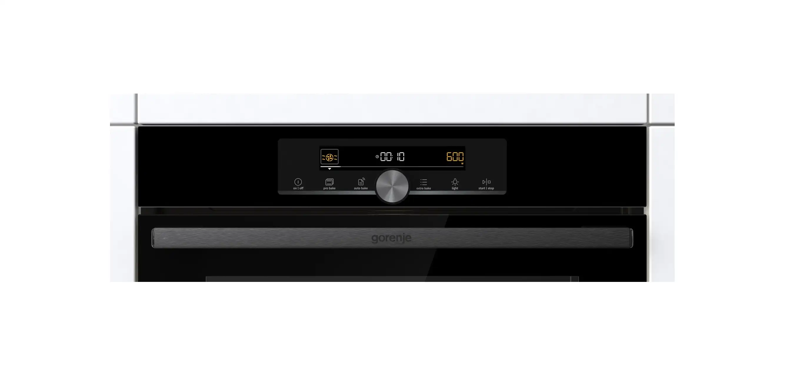Gorenje Built In Compact Microwave Oven,  50 Liter, 60 cm, Black - BCM4547A10BG