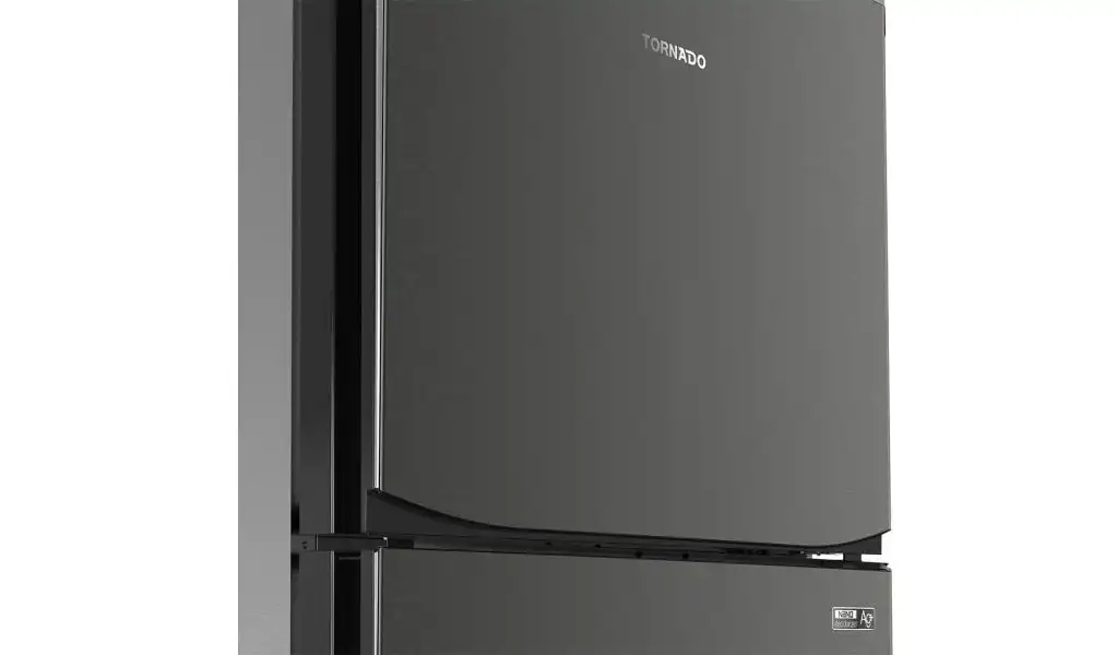 ثلاجة تورنيدو، انفرتر، نوفروست، 450 لتر، استانلس غامق - RF-580TV-DST