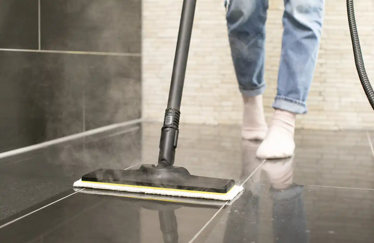 Karcher SC4 Easy Fix Iron Steam Cleaner with iron kit, white