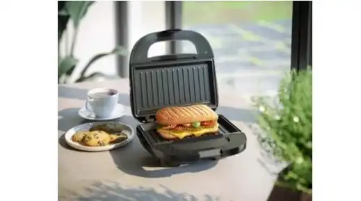 Philips 3000 Series Sandwich Maker, 750 Watt, Black - HD2330/90