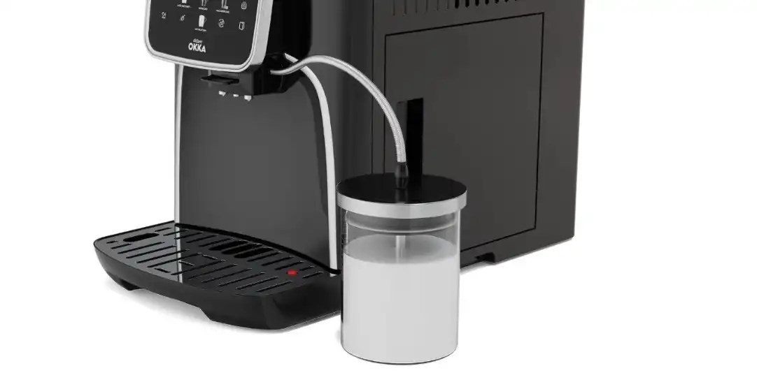 Arzum OKKA Pro M Fully Automatic Espresso Machine, 2 Cups, 1450 Watt, Black / Silver - OK0028-05