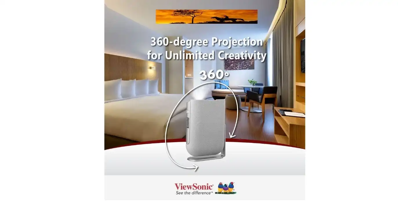 بروجيكتور LED فيوسونيك M1 برو ليد، دقة 1280×720، ابيض - M1 Pro
