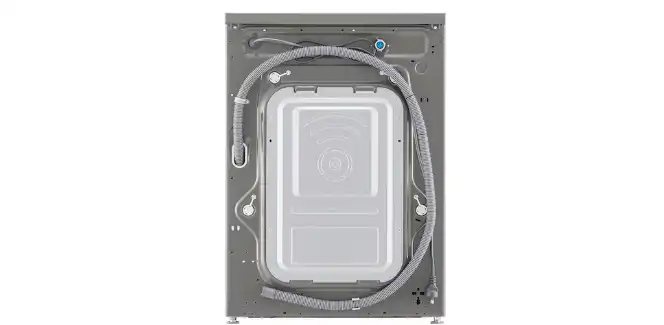 LG Washing Machine, 8Kg, 1400 RPM, ThinQ (Wi-Fi), Silver - F4Y2TYGYP