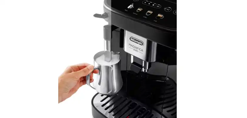 De'Longhi Magnifica Evo Coffee and Espresso Machine, 15 Bar, 1.8 Liter, Touch Screen Control, Black - ECAM290.21.B (Raya Warranty)